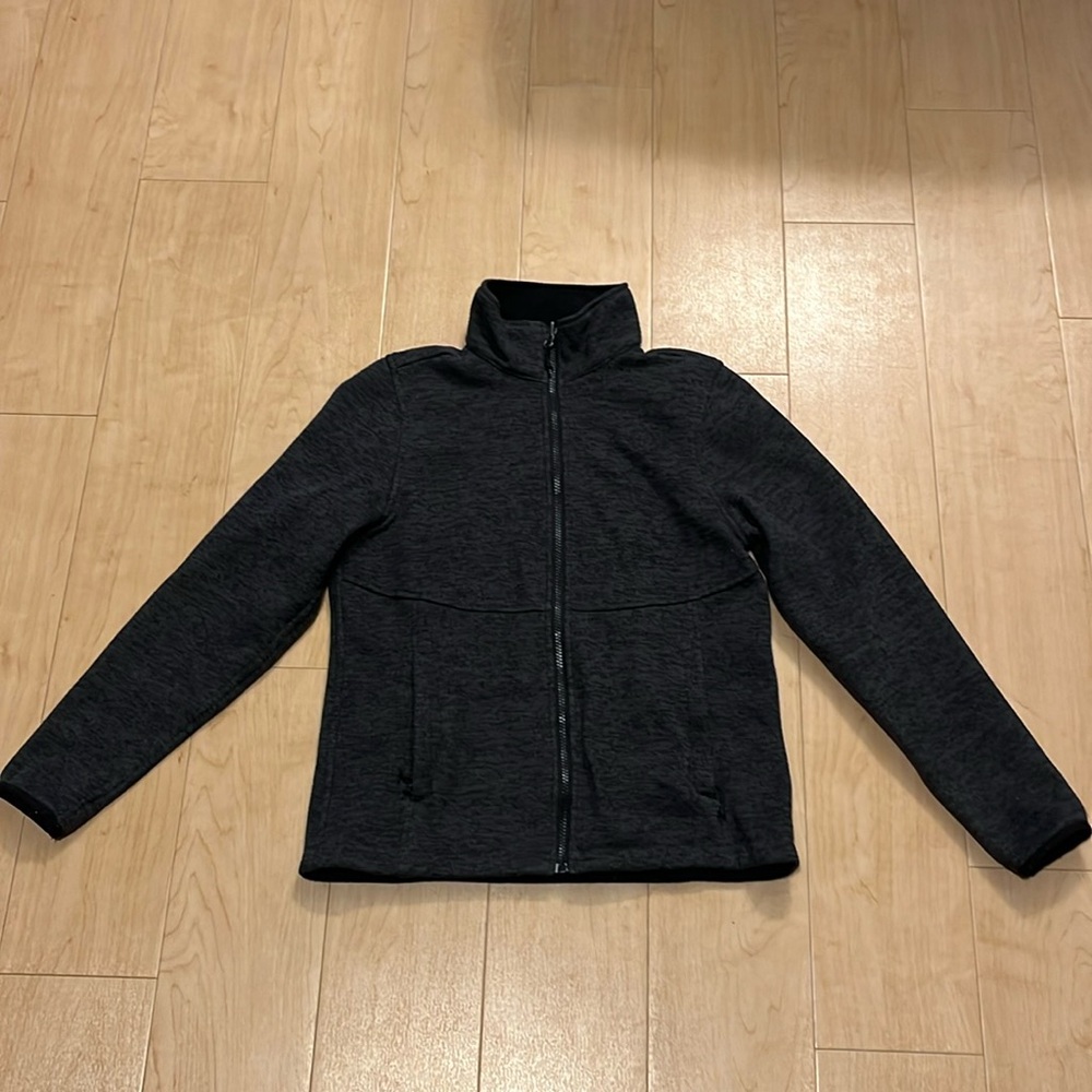 The North Face zip-up sweater